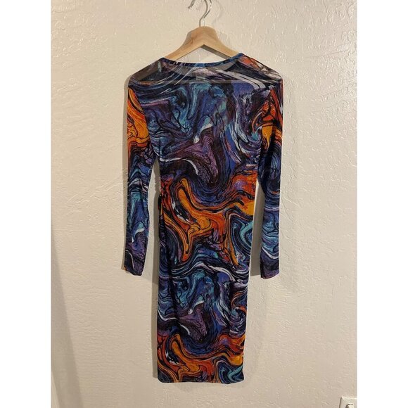 NYC Lost in the Summer Heat Mesh Coverup Dress - Picture 11 of 11